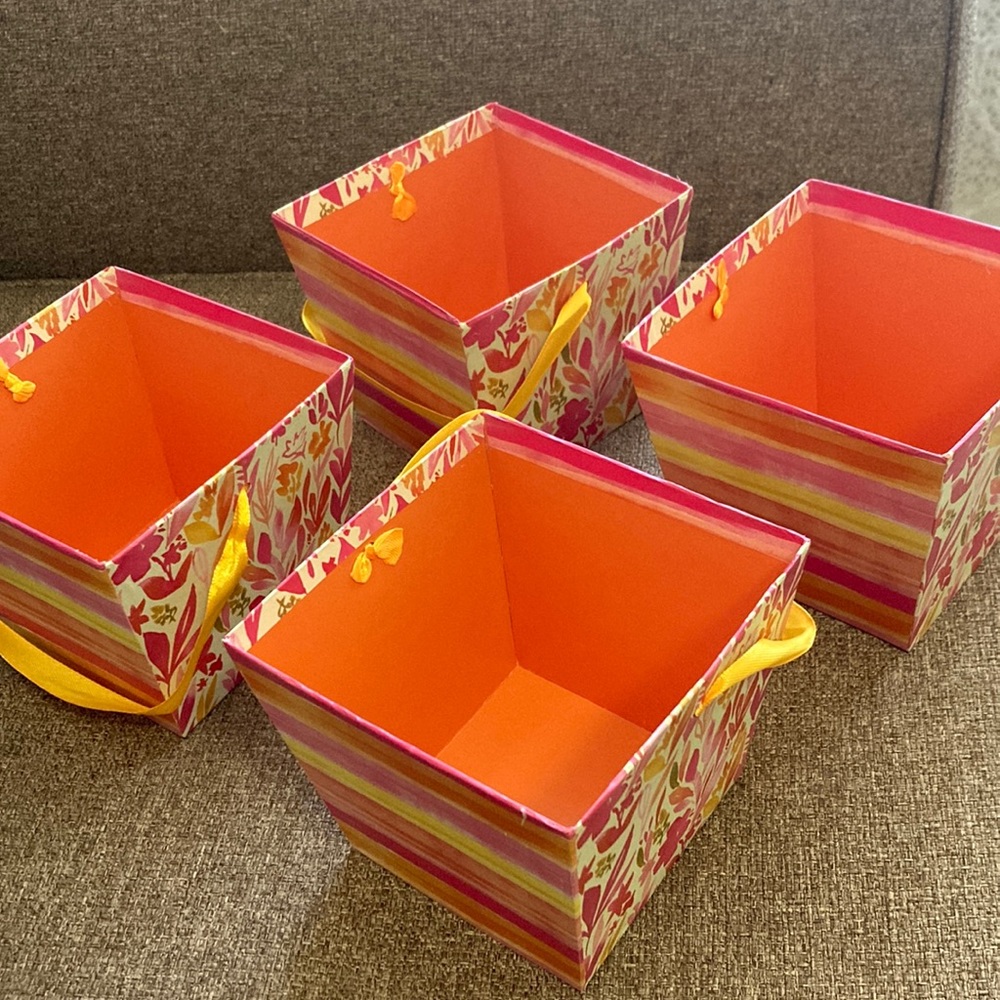 Set of 4 paper baskets
